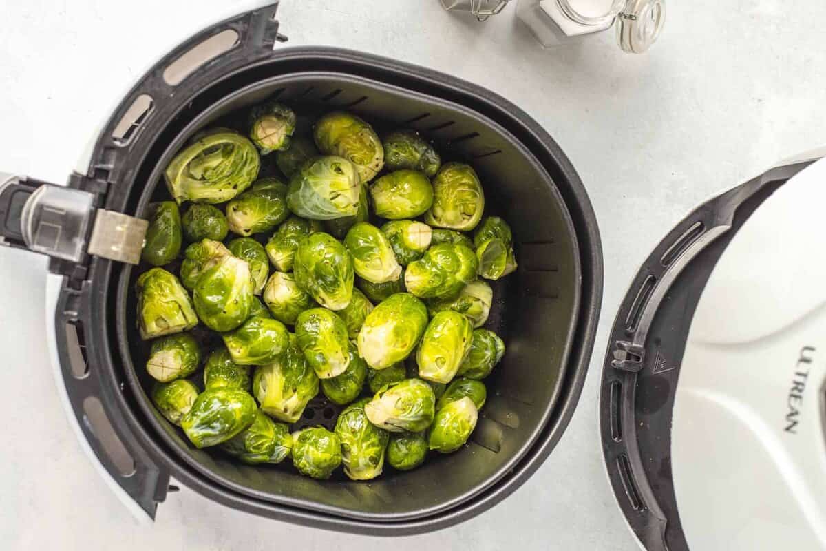 Brussels sprouts in air fryer.